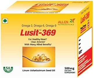 Allen Nutraceuticals Lusit-369 Omega-3, Omega-6, Omega-9 (50 Capsules)