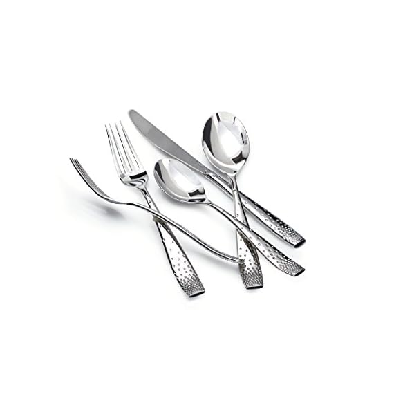 Nambè Tilt Dazzle 5Piece Flatware Place Setting LAVORIST