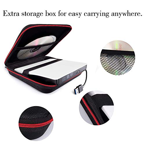 image for SOKER External DVD CD Drive, USB 3.0 Portable CD DVD +/-RW Drive with 