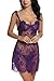 Avidlove Lingerie Lace Babydoll Set Sexy Nightgown Womens Transparent Chemises