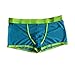 HP95(TM) Men's Bikini Underwear, Low Waist Mesh Transparent Sexy Boxers Bulge Comfy Shorts Underpants Underwear (M, A)