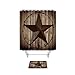 Vandarllin Western Texas Star Bathroom Set Shower Curtain with Bath Mats Rugs