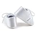Delebao Baby Infant Lace Up Satin White Shoes Bootie Slippers Sneakers (6-9 Months, Shoes)