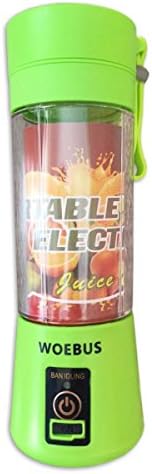 Finest Portable Blender Or Food Processor For The Traveller, For The Camper and All Who Desires A Mini Portable Juicer For Travel, Outdoor Or To Rapidly Make A Shake, Juice Or A Cool Beverage (Green)