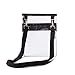Small Clear Cross-body Messenger Bag - Multi Pocket - Long Adjustable Strap - NFL Stadium Approved