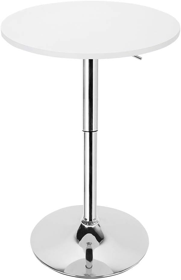 35 4 41 3 In Mdf Adjustable Multifunctional Round Table For Cocktail Table Breakfast Pub Bar Table Round Pub Table Bar Tables Furniture