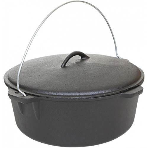Cajun Classic 16-quart Seasoned Cast Iron Dutch Oven - Gl10490s
