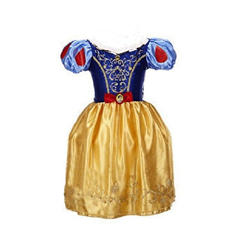 Sw1 snow white princess dress kids girl halloween costu…