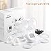 Double Electric Breast Pump, MeaMae Care Single/Double Breast Pumps Electric with 9 Adjustable Suction Levels and Portable Micro USB Charging Port, Breast Massage for Mom's Comfort