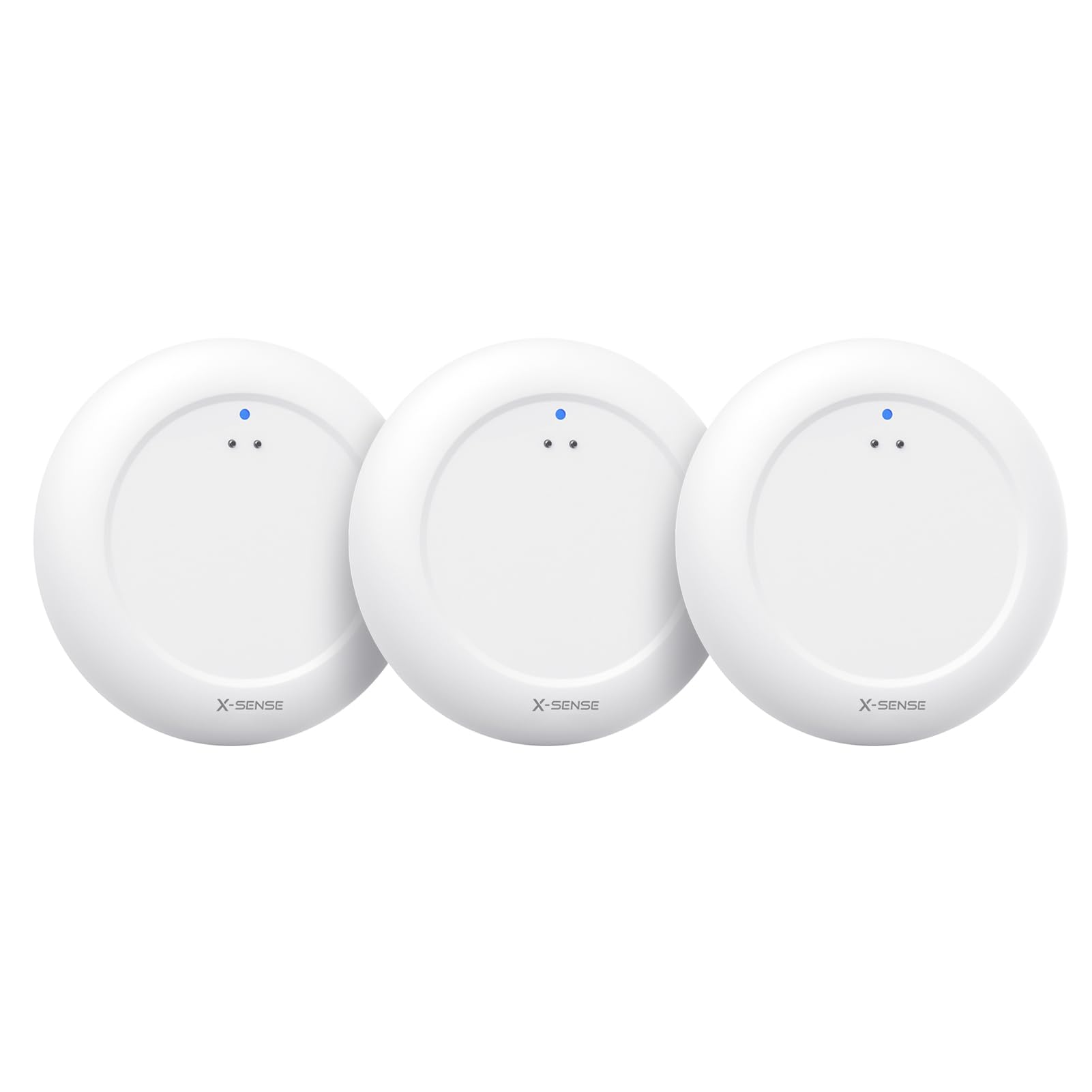 X-Sense Wi-Fi Water Sensor, Smart Water Leak Detector with App Alerts, IP67 Waterproof, Wireless Detector for Kitchen, Bathroom, Basement, SBS50 Base Station Required, SWS0A, 3-Pack