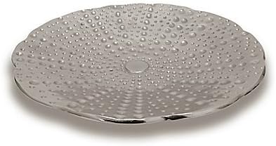 Platter Dendraster 16" Crafted In Hand-polished Aluminum in Nickel