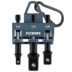 KORR Tools KIBPP023 Impact Rated Socket Adapter Set