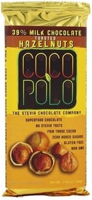 Coco Polo - 39% Milk Chocolate Bar Hazelnut - 2.82 oz.