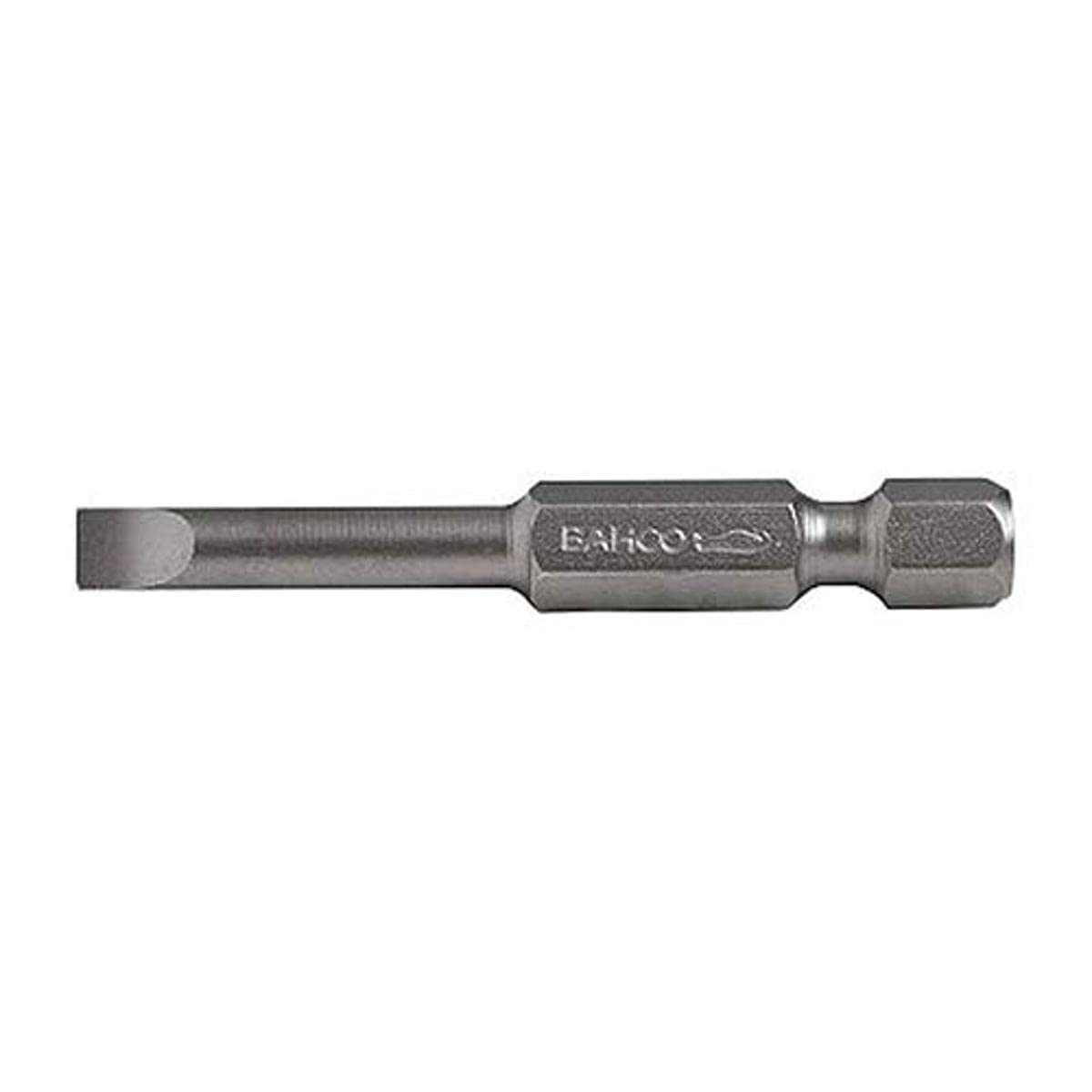 Bahco 59S/50/0.8-4.0 Bits for Slotted Head Screws, Grey, 50 mm 4.0 x 0.8 mm