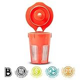 Brewooze® Keurig Carafe Kcup - Reusable, Refillable K Cup - Carafe Keurig Coffee Filter Crafted for K500, K400, K300 and K200 Models