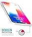 TOZO for iPhone X Case Soft Grip Matte Finish TPU + PC Clear Hard Back Panel Hybrid PC+TPU -Protect Cover Back Transparent Bumper for iPhone 10 / X White Edge