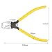 Flush Cut Pliers,KISENG Diagonal Cutter Pliers Wire Cutters Soft Wire Cutting Tool 6 inch