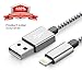 Junwolf Lightning Cable,3 Pack 3FT iPhone Charger Cable Nylon Braided iPhone 6 Charger Cable Charging for iPhone 7/7 Plus/6s/6s Plus/6/6 Plus/5/5S/5C/SE, iPad 4, iPad Air 1/2, iPad Mini 1/2/3