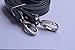 Wento 1pcs 43''-49'' Black PU Leather Straps Adjustable Bag Strap,Soft Vinyl Leather Shoulder Straps,Replacement Cross Body Purse Straps,Handbag Bag Wallet Straps (Silver)…