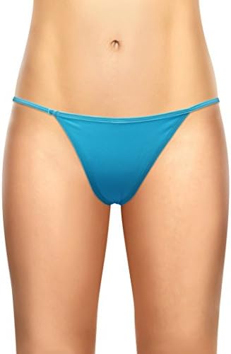 Mini Seamless Thongs G String Blue M/L
