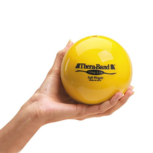 Theraband soft weight, hand held ball shaped isotonic w…