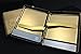 Gold Metal Cigarette Case with Electronic Lighter USB Rechargeable Hold 20 pieces Cigarettes
