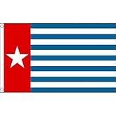 AZ FLAG - Republic Of West Papua Flag - 2x3 Ft - 100D Polyester Free Papua Movement Banner with Two Metal Grommets - Fade Resistant - Vivid Colors - 2' x 3' Feet - 90x60 Cm
