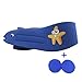 SUIEK Swimming Headband - Free Swimming Earplugs a Pair (Blue, L: 3-12 Years, Head Size 16