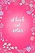 Sit Back and Relax: 4x6 Small Notebook for Password with Alphabetical Tabs | Floral Design Pink by Emily Grace
