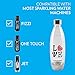 sodastream 1L Metal Love Carbonating Bottle, 1 Bottle