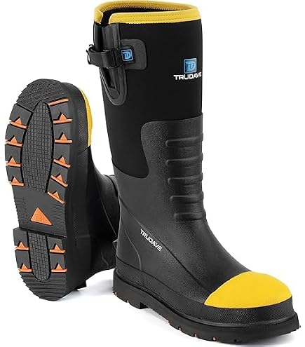 Amazon.com: Tingley MB816B.08 Rubber Steel Toe Boot, 8  display picture 1