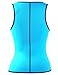 Lelinta Zip Hot Sweat Shaper Waist Trainer Two Sides Are Wearable Body Shaper Bustier Corset Zipper