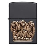 Zippo Lighters 12288 Three Monkeys Windproff Lighter