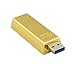 Usbkingdom 32GB USB 3.0 Flash Drive Super Speed Novelty Metal Bullion Gold Bar Shape Pendrive Memory Stick Thumb Drives Flashdrive USB Flash Disk