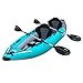 Driftsun Rover 120/220 Inflatable Tandem White-Water Kayak with High Pressure Floor and EVA Padded Seats with High Back Support, Includes Action Cam Mount, Aluminum Paddles, Pump and More
