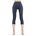 BLENDNEW High Waist Yoga Pants Tummy Control Workout Tights for Women, 4 Way Stretch Yoga Leggings with Pocket Design,Fashion Fit Running Yoga Pant(GR-17-L)