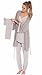 Olian Anne 4 pc Maternity Nursing PJ Grey Stripe Gift Set