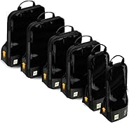 Premium Travel Compression Packing Cubes – [6 Set] Luggage Organizer Bags – Save 60% Of Space In Luggage – Sma