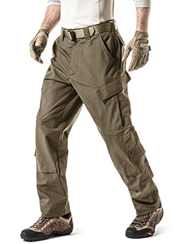 CQR Men's Tactical Pants, Military Combat BDU/ACU Cargo Pants