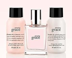 Amazon.com : Philosophy Amazing Grace Travel Gift Set - 1 oz Shampoo ...