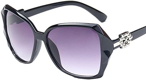 Sinkfish SG50011 Sunglasses for Womens,Anti-UV &amp; Fashion Oval/Black Frames/Purple Lens