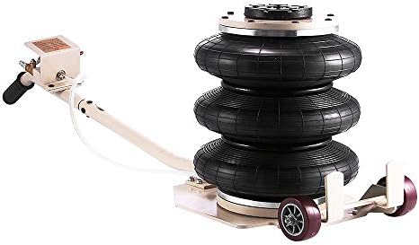3 Ton Triple Bag Air Jack Pneumatic Lifting Height 18Inch 6600LBS Capacity Extremely Fast Lifting Action Skroutz