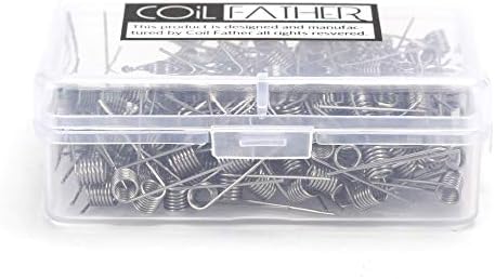Zhuhaimei,26GA Coils Heating Wires 100 Grain Per Box(color:TRANSPARENT,size:1PC)