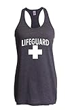 Xekia Lifeguard in White Couples Women's The Jersey Racerback Tank