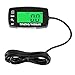 Jayron Inductive Hour Meter Tachometer with Backlight for Maramotors,Marine Engines,Inboards and Outbard Pumps