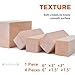 Kingcraft Extra Large Basswood Carving Blocks Soft Solid Wooden Whittling Kit For Whittler Starter Kids - 5 Pack