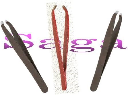 3x Professional Tweezers Facial Hair Plucker Precision Eyebrow Tweezing