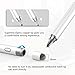 Stylus Pens for Touch Screens, Adrawpen New-Upgrade 5 Mins auto-Off Rechargeable High-Sensitivity Active Smart Pencil Digital Pen with Superfine Tip, Compatible for iPad iPhone Samsung Tablets(White)