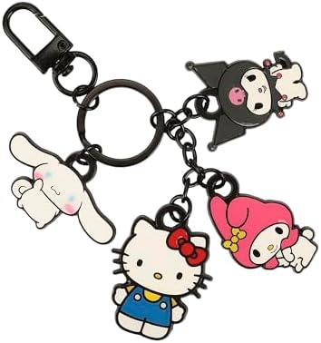 Amazon.com: Hello Kitty and Friends 3 Pack Keychain Set - Bundle