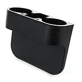 UltraGuards Car Seat Seam Wedge Cup Holder Food Drink Bottle Mount Stand Storage Organizer (Black)